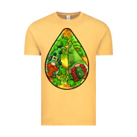 Vintage Mustard st.patrick's teardrop earrings Vintage Tee - FaDigitalArtStudio