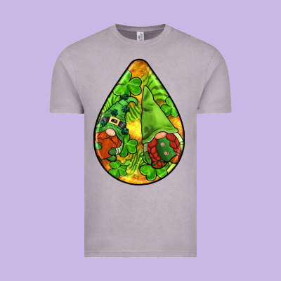 St.patrick's Teardrop Earrings Vintage Tee Designed By Fadigitalartstudio