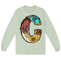 Farm Life Alphabet Lowercase Letters C Long Sleeve Tee | Teevron