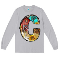Moon Dust farm life alphabet lowercase letters c Long Sleeve Tee - BundleAndBundleShop