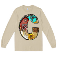 Mushroom farm life alphabet lowercase letters c Long Sleeve Tee - BundleAndBundleShop