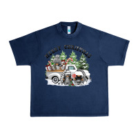 Navy merry christmas gnomies Urban Heavy Tee - FaDigitalArtStudio