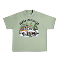 Oil Green merry christmas gnomies Urban Heavy Tee - FaDigitalArtStudio