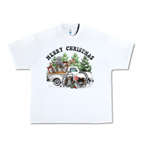 White merry christmas gnomies Urban Heavy Tee - FaDigitalArtStudio