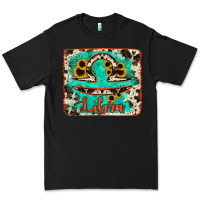 Black libra turquoise cowhide Premium Tee - RanaPortraitStore