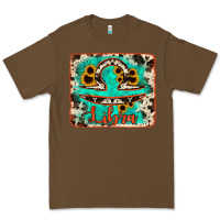 Cacao libra turquoise cowhide Premium Tee - RanaPortraitStore