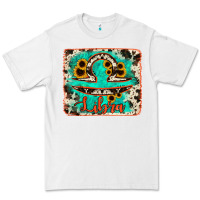 White libra turquoise cowhide Premium Tee - RanaPortraitStore