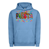 Pigment Pebble Blue Fiesta Urban Hoodie - RanaPortraitStore