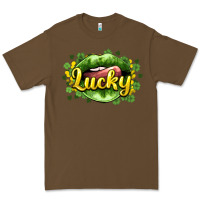 Cacao St. Patrick's Day lips lucky Premium Tee - HowdyJamesFarm