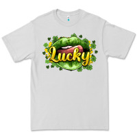 Dove Grey St. Patrick's Day lips lucky Premium Tee - HowdyJamesFarm