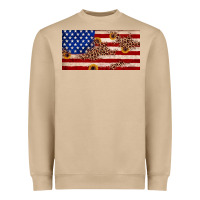 Mushroom American flag leopard sunflower Heavyweight Sweatshirt - JahusDesignShop