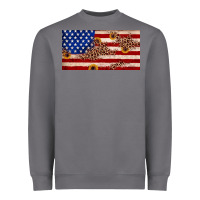 Storm American flag leopard sunflower Heavyweight Sweatshirt - JahusDesignShop