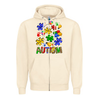 Sandshell autism Zipper Hoodie - JahusDesignShop