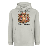 Moon Dust life is better with a chihuahua Heavyweight Hoodie - JahusDesignShop