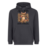 Smoke life is better with a chihuahua Heavyweight Hoodie - JahusDesignShop