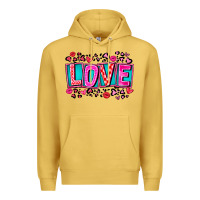 Antique Gold Love Valentine Premium Hoodie - CowhideDigitalArt