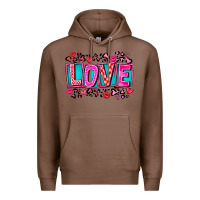 Chestnut Love Valentine Premium Hoodie - CowhideDigitalArt