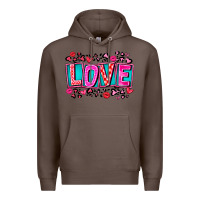 Coffee Love Valentine Premium Hoodie - CowhideDigitalArt
