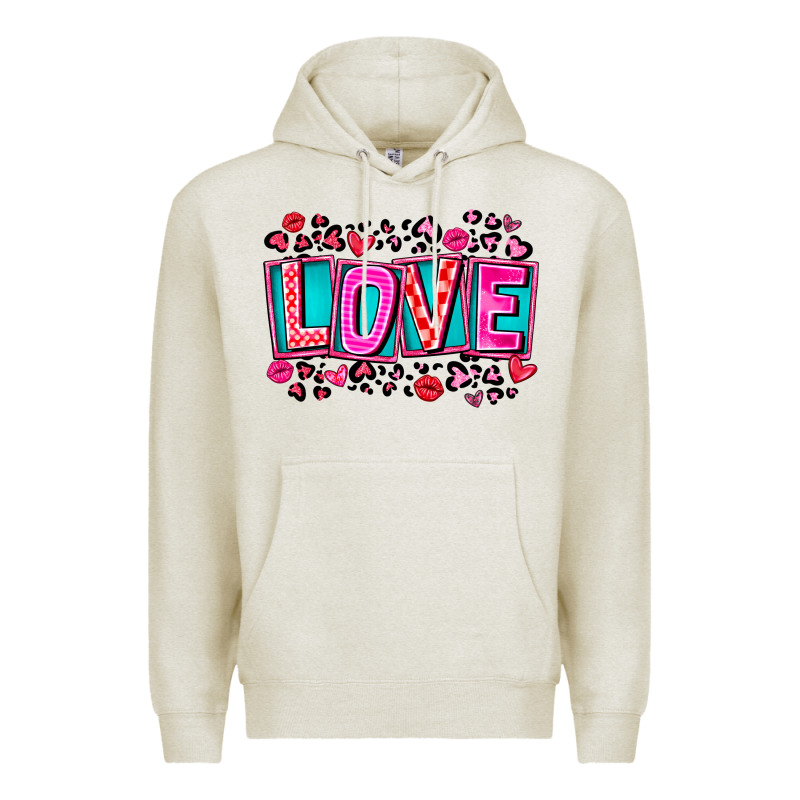 Love Valentine Premium Hoodie by CowhideDigitalArt | Teevron