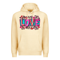 Pina Colada Love Valentine Premium Hoodie - CowhideDigitalArt