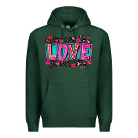 Sports Green Love Valentine Premium Hoodie - CowhideDigitalArt