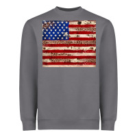 American Flag Leopard Cowhide Heavyweight Sweatshirt | Teevron