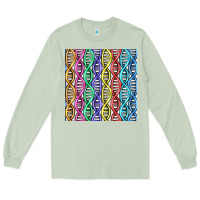Matcha dna seamless pattern Long Sleeve Tee - BundleAndBundleShop