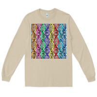 Mushroom dna seamless pattern Long Sleeve Tee - BundleAndBundleShop