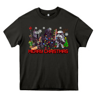 Asphalt merry christmas gnomies Heavy Core Tee - CowGirlArtShop