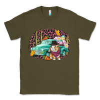Army Green Western rabbit Easter Day Classic Tee - CowGirlArtShop