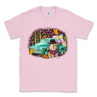 Bubblegum Pink Western rabbit Easter Day Classic Tee - CowGirlArtShop