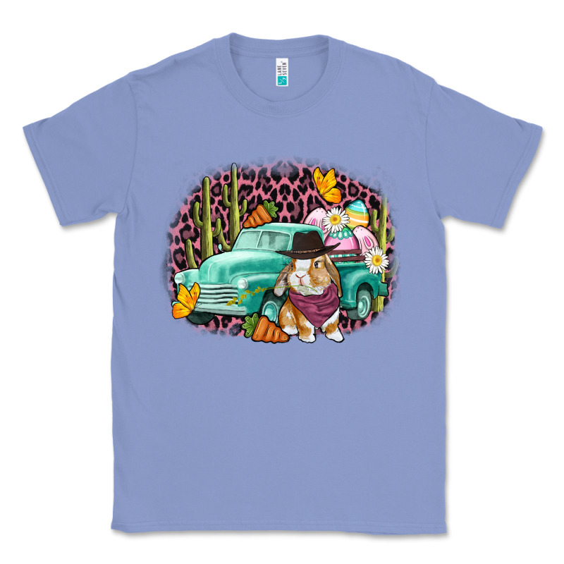 Western Rabbit Easter Day Classic Tee by CowGirlArtShop | Teevron