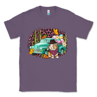 Lavender Western rabbit Easter Day Classic Tee - CowGirlArtShop
