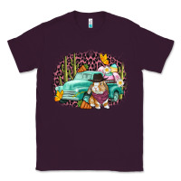 Plum Western rabbit Easter Day Classic Tee - CowGirlArtShop