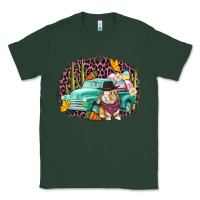 Sports Green Western rabbit Easter Day Classic Tee - CowGirlArtShop