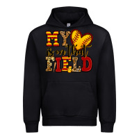 Black my heart is on that field softball Urban Hoodie - Jasminsmagicworld