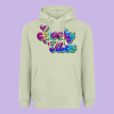 Spooky Vibes Heavyweight Hoodie Designed By Jahusdesignshop
