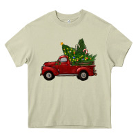 Mossy Christmas Trees With Truck Heavy Core Tee - RanaPortraitStore