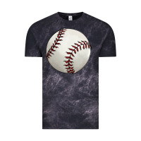 Cloud Black baseball ball Vintage Tee - FaDigitalArtStudio