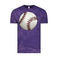 Cloud Purple baseball ball Vintage Tee - FaDigitalArtStudio