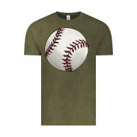 Vintage Olive baseball ball Vintage Tee - FaDigitalArtStudio