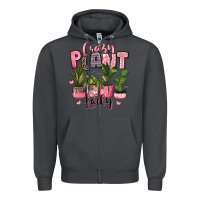 Smoke crazy plant lady houseplants Zipper Hoodie - JahusDesignShop