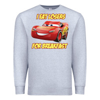 Heather Grey movie cartoon cars Premium Sweatshirt - DesigneFamous