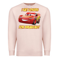 Pale Pink movie cartoon cars Premium Sweatshirt - DesigneFamous