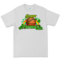 Dove Grey St. Patrick's Day Basketball Premium Tee - HowdyJamesFarm