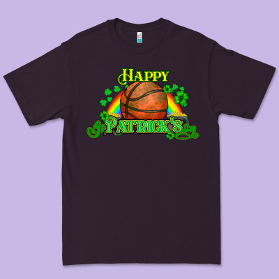 St. Patrick's Day Basketball Premium Tee Designed By Howdyjamesfarm