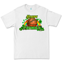 White St. Patrick's Day Basketball Premium Tee - HowdyJamesFarm