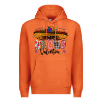 Carrot festive sombrero and nacho art Premium Hoodie - CowhideDigitalArt
