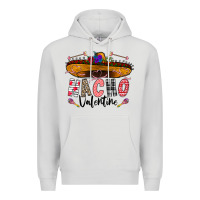 Dove Grey festive sombrero and nacho art Premium Hoodie - CowhideDigitalArt