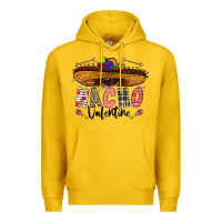 Lemon festive sombrero and nacho art Premium Hoodie - CowhideDigitalArt